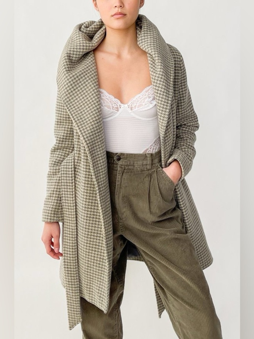 Vintage Ralph Lauren Wool Blend Cocoon Coat